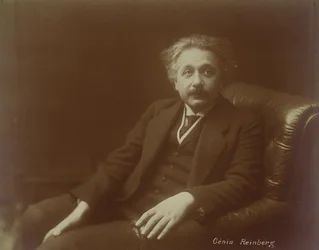 Albert Einstein (1879-1955) möglicherweise während seines Besuchs in Paris 1922